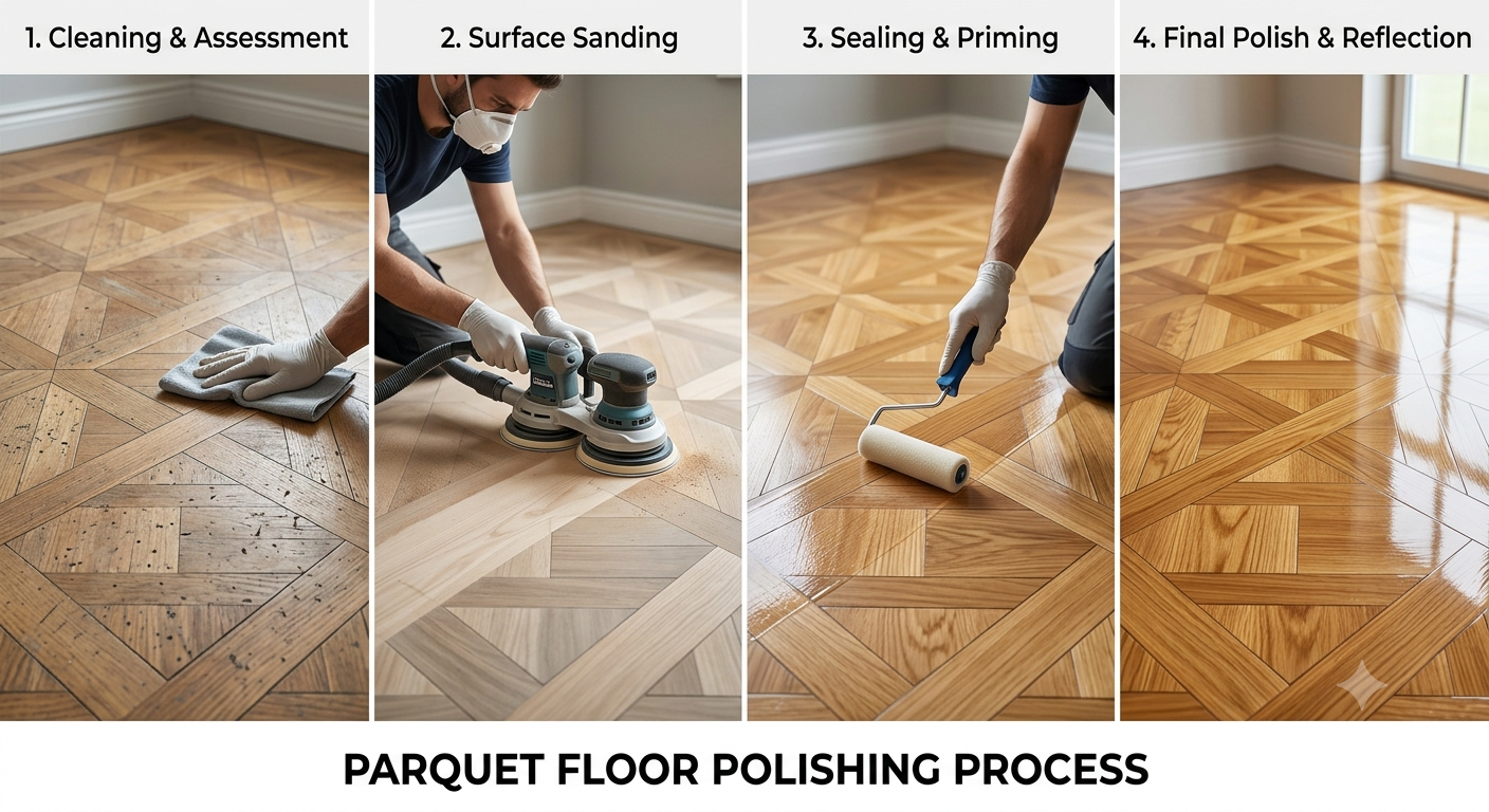 Parquet Polishing Process